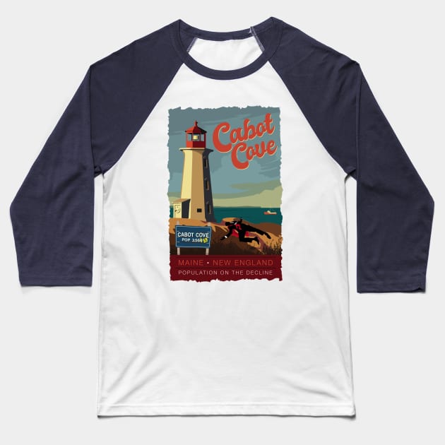 Cabot Cove Special edition Baseball T-Shirt by BOEC Gear